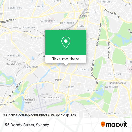 55 Doody Street map