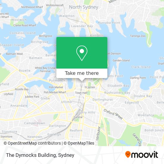 The Dymocks Building map