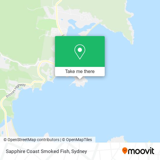 Mapa Sapphire Coast Smoked Fish