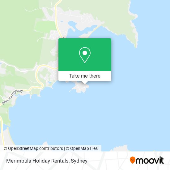 Mapa Merimbula Holiday Rentals