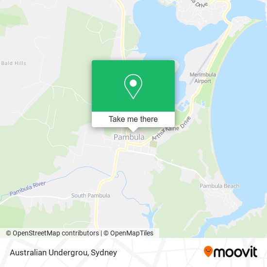 Australian Undergrou map