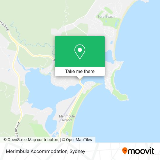 Merimbula Accommodation map