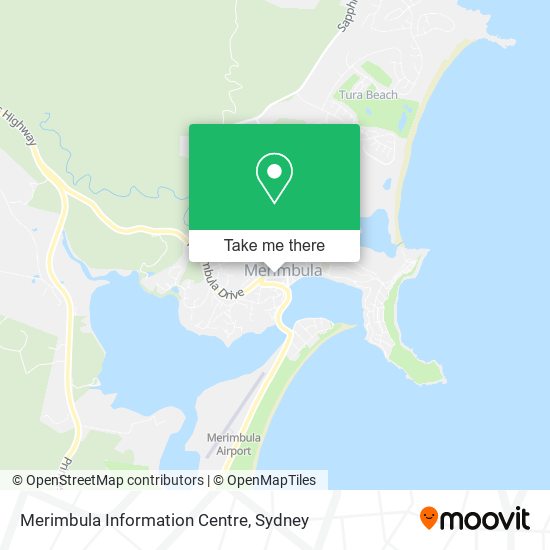 Merimbula Information Centre map