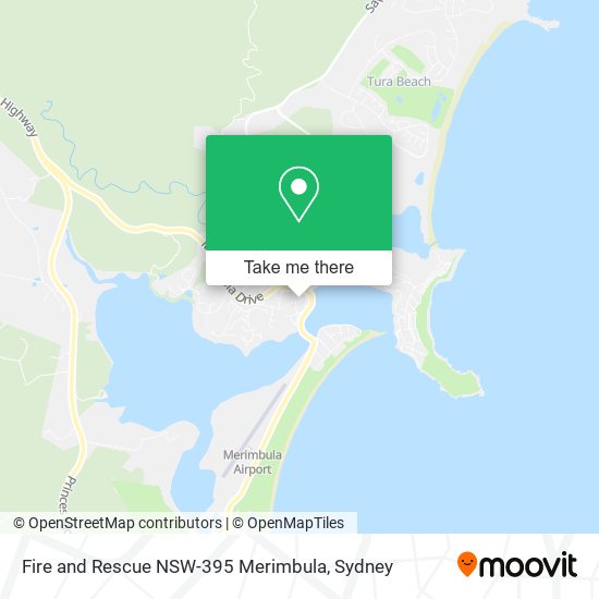 Fire and Rescue NSW-395 Merimbula map