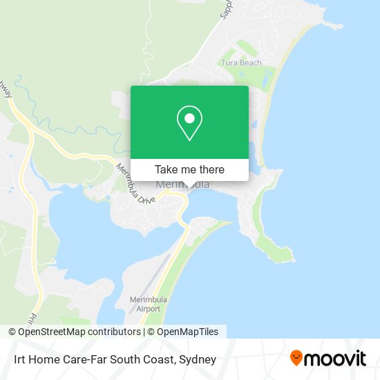 Mapa Irt Home Care-Far South Coast