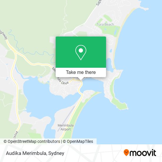 Mapa Audika Merimbula