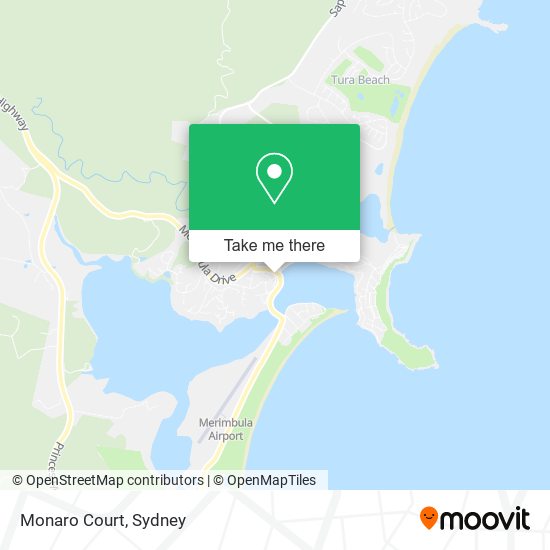 Monaro Court map