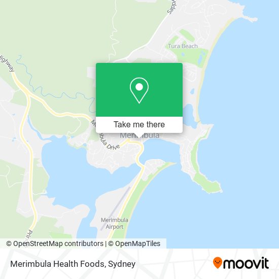 Mapa Merimbula Health Foods