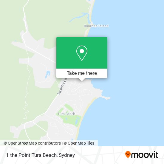 1 the Point Tura Beach map