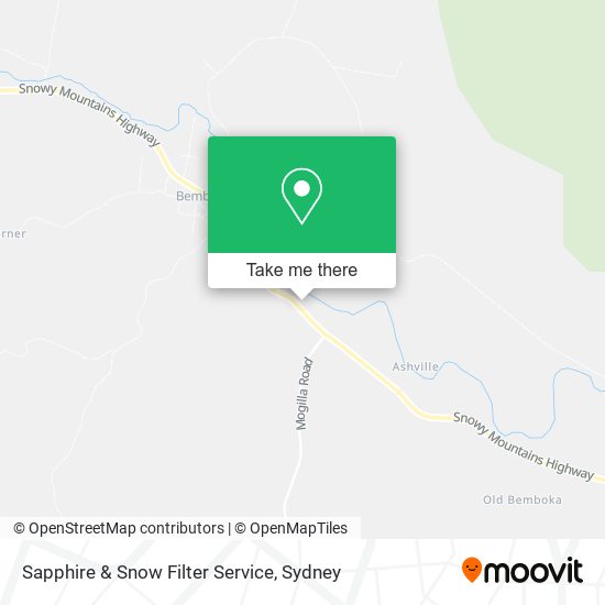 Mapa Sapphire & Snow Filter Service