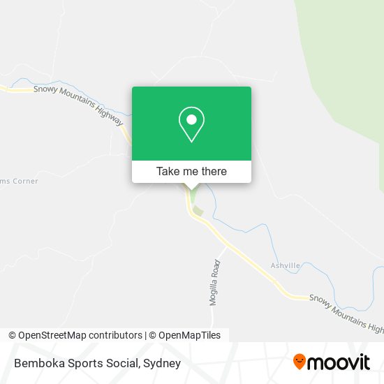 Bemboka Sports Social map