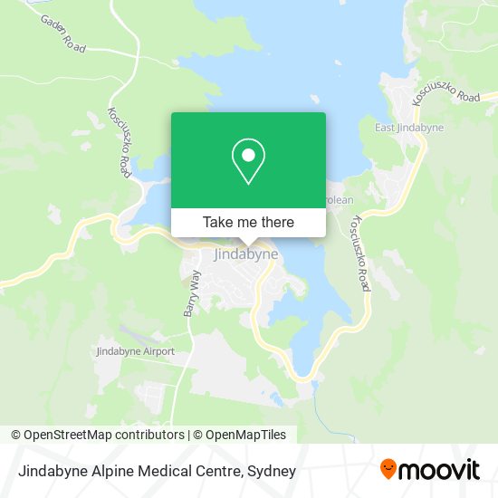 Jindabyne Alpine Medical Centre map