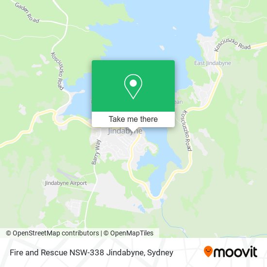Fire and Rescue NSW-338 Jindabyne map