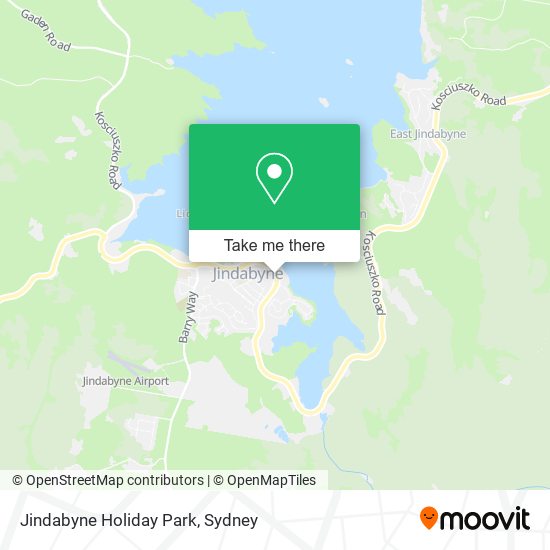 Jindabyne Holiday Park map