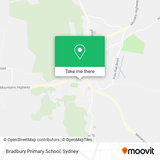 Mapa Bradbury Primary School
