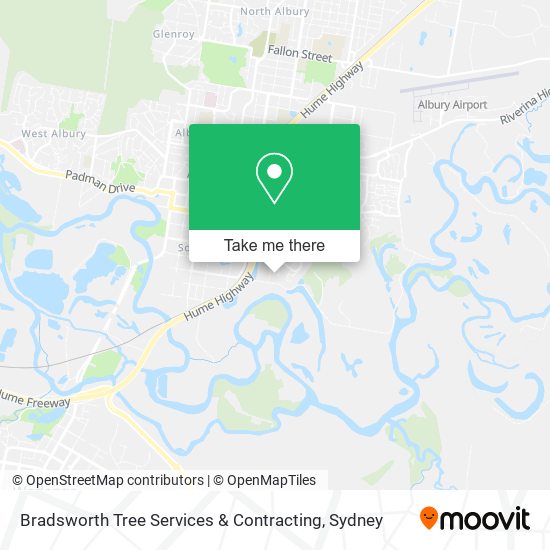 Mapa Bradsworth Tree Services & Contracting