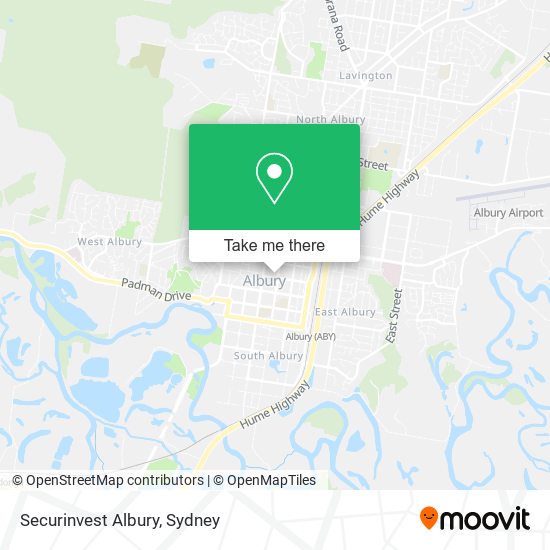 Mapa Securinvest Albury