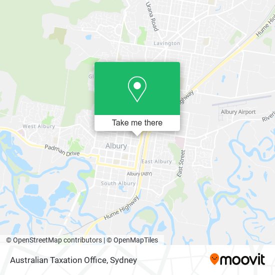 Mapa Australian Taxation Office