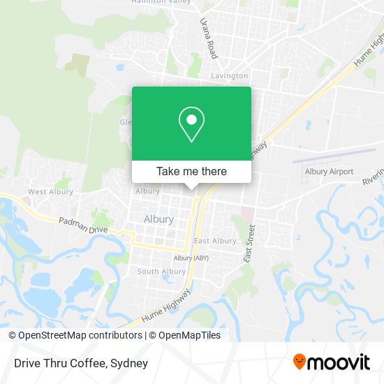 Drive Thru Coffee map