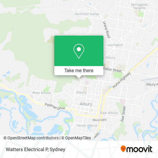 Mapa Watters Electrical P