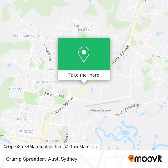 Crump Spreaders Aust map