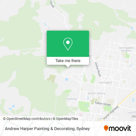 Andrew Harper Painting & Decorating map