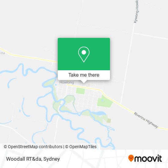 Woodall RT&da map