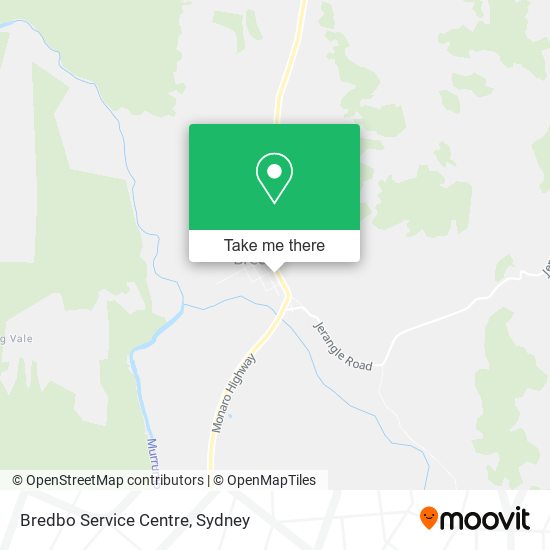 Bredbo Service Centre map