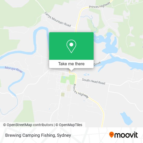 Brewing Camping Fishing map