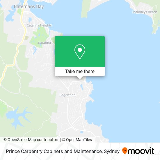 Prince Carpentry Cabinets and Maintenance map