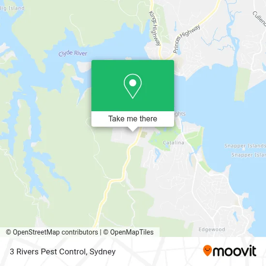 Mapa 3 Rivers Pest Control