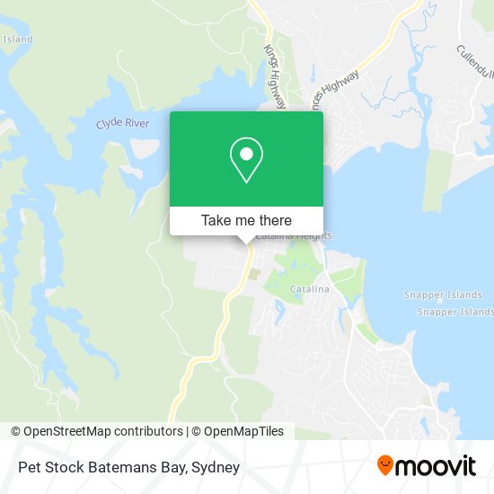 Pet Stock Batemans Bay map