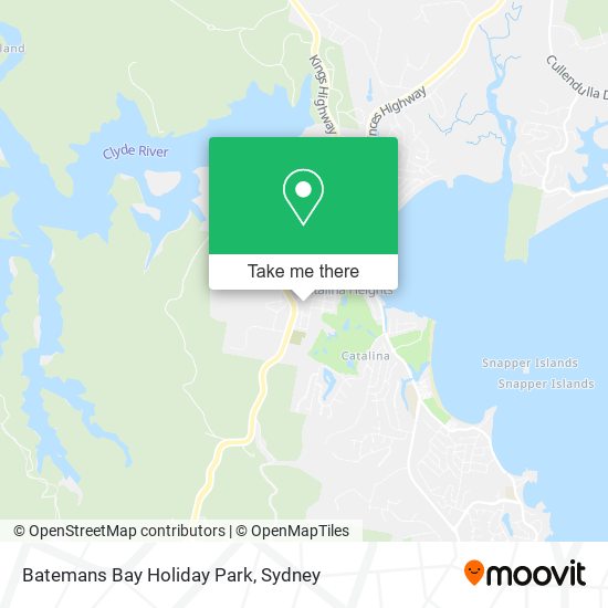 Batemans Bay Holiday Park map