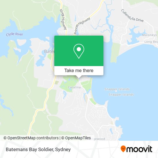 Batemans Bay Soldier map