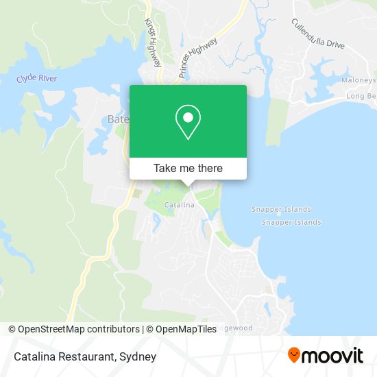 Catalina Restaurant map