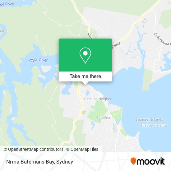 Mapa Nrma Batemans Bay