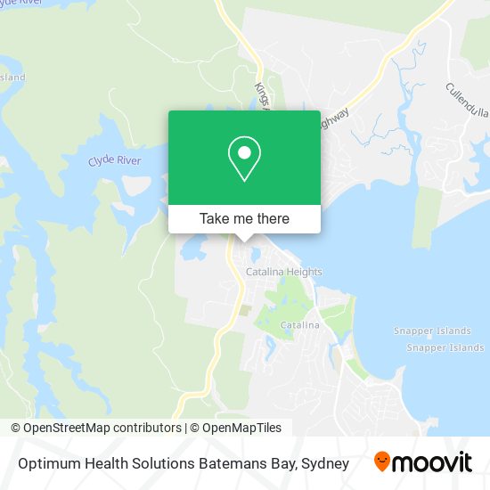 Mapa Optimum Health Solutions Batemans Bay