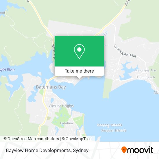 Bayview Home Developments map