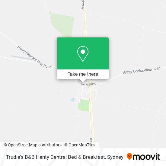 Trudie's B&B Henty Central Bed & Breakfast map