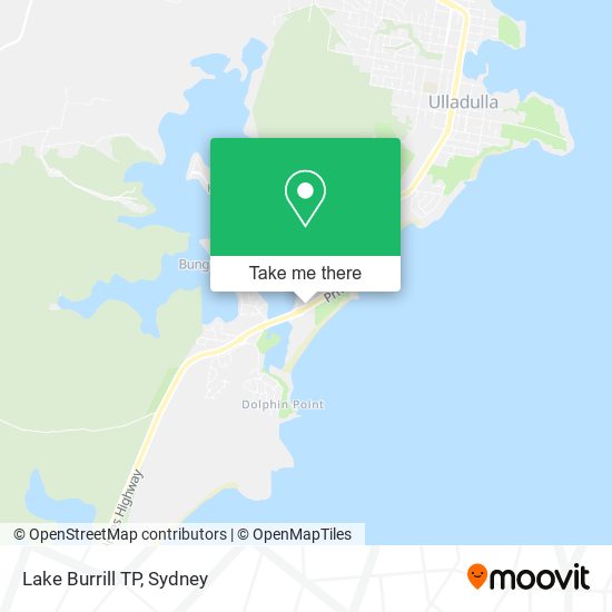 Lake Burrill TP map