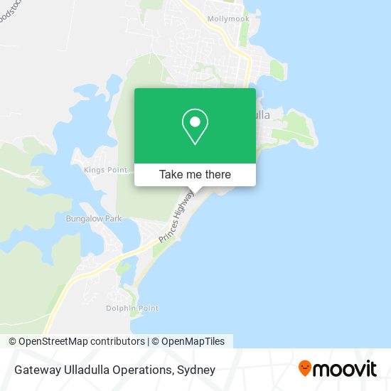 Mapa Gateway Ulladulla Operations