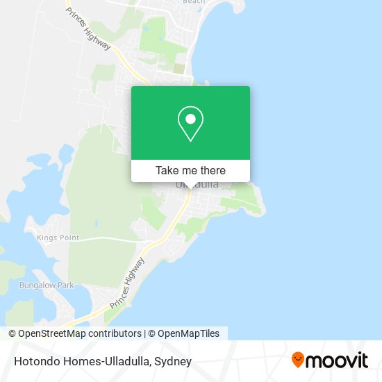 Hotondo Homes-Ulladulla map