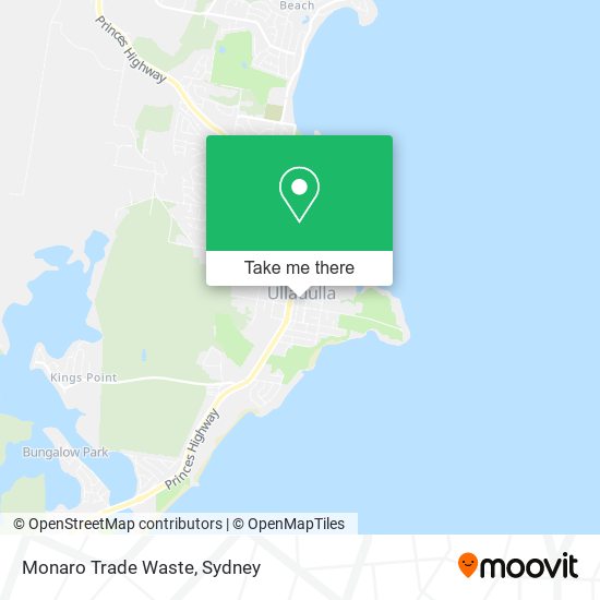 Mapa Monaro Trade Waste