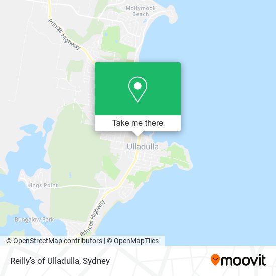 Reilly's of Ulladulla map