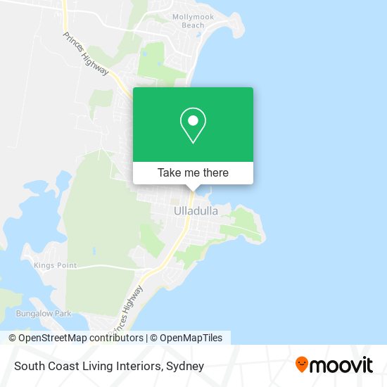 South Coast Living Interiors map