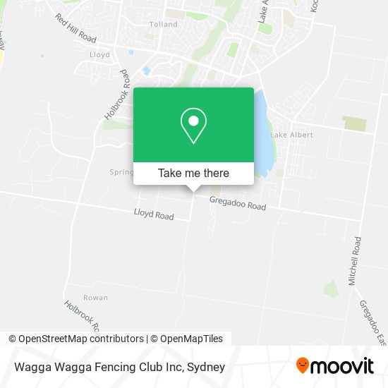 Wagga Wagga Fencing Club Inc map