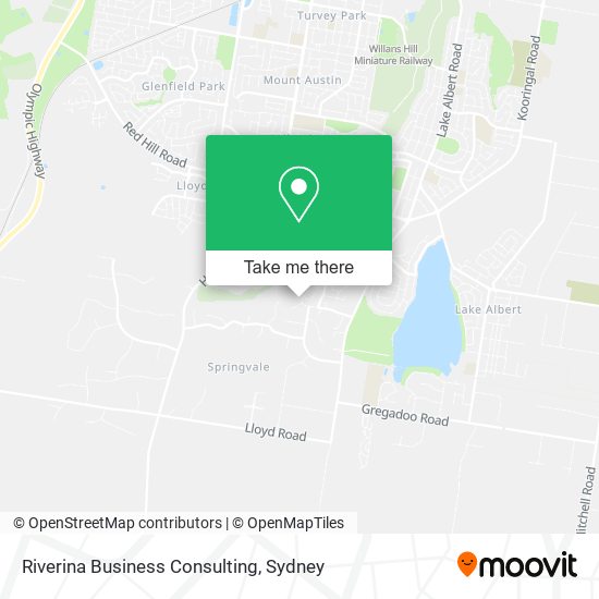 Riverina Business Consulting map