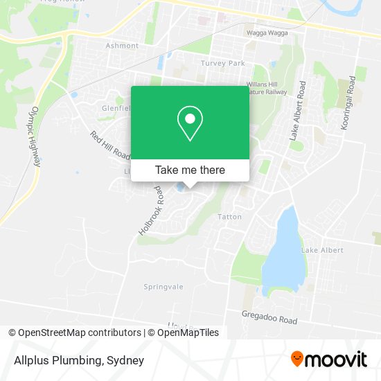 Mapa Allplus Plumbing