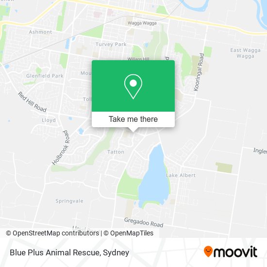 Blue Plus Animal Rescue map