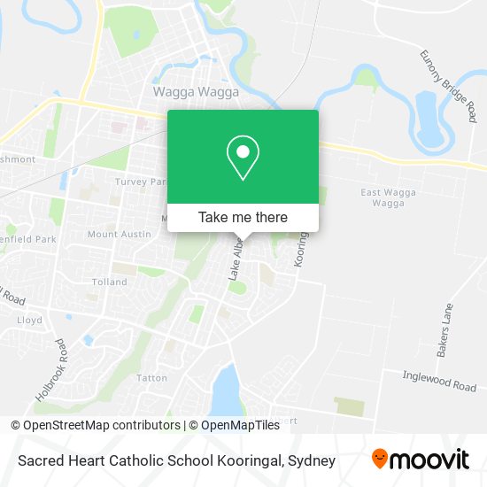 Mapa Sacred Heart Catholic School Kooringal